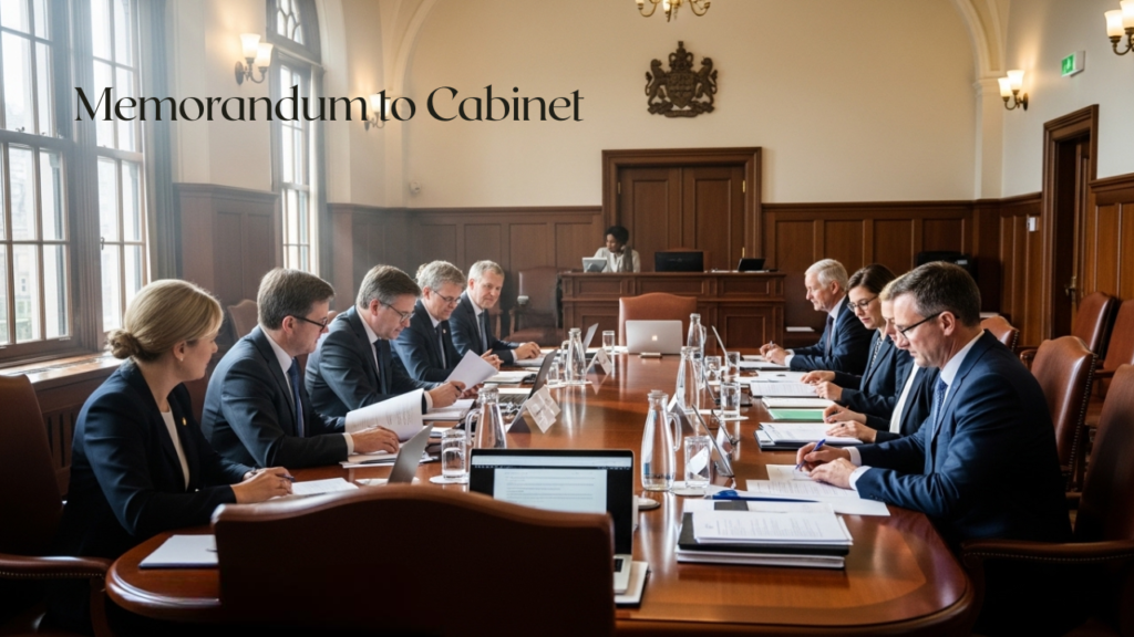 Memorandum to Cabinet