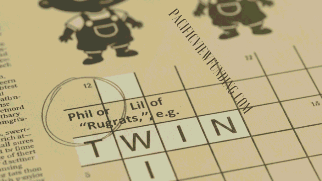phil or lil of rugrats crossword