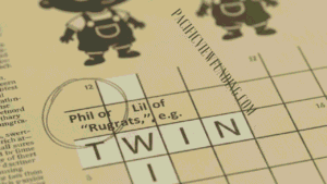 phil or lil of rugrats crossword