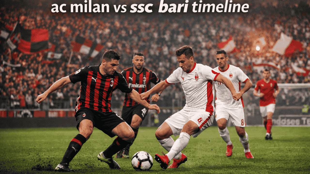 AC Milan vs SSC Bari Timeline Complete Match History Explained