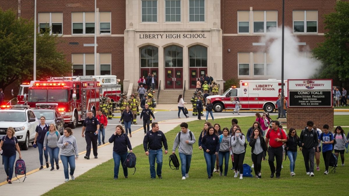 Liberty High School Gas Evacuation